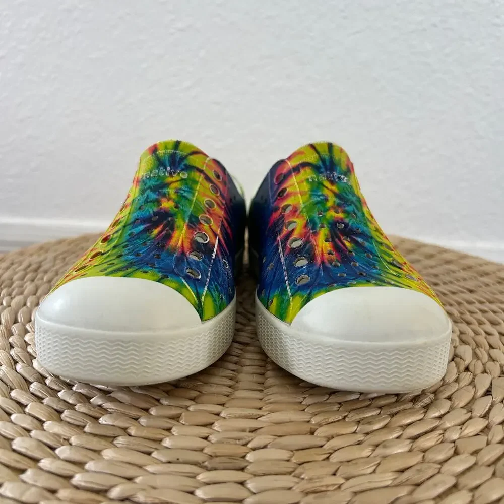 Kids Native Tie Dye Sneakers Size C12 (big kids) Jefferson Style Back to School